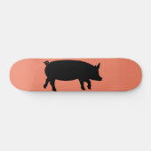 Pig Silhouette Persoonlijk Skateboard (Horizontaal)
