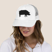 Pig Silhouette Trucker Pet (In situ)