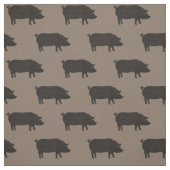 Pig Silhouettes Patterned Stof (Swatch)