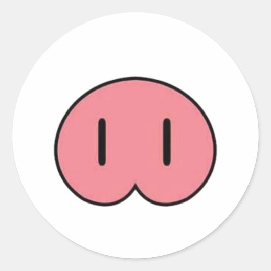 Pig Snout Sticker (Voorkant)