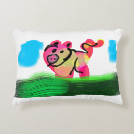 Pig spring accent kussen