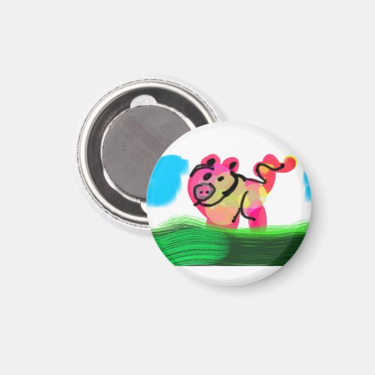 Pig spring  magneet (Voorkant / Achterkant)