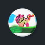 Pig spring  magneet<br><div class="desc">Pig spring</div>