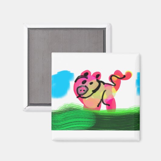 Pig spring  magneet (Voorkant / Achterkant)