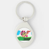 Pig spring sleutelhanger (Voorkant)