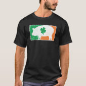 Pig St Patrick's Day Irish Flag C Distressed T-shirt (Voorkant)