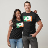 Pig St Patrick's Day Irish Flag C Distressed T-shirt (Unisex)
