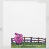 Pig Stationery Briefhoofd (Voorkant / Achterkant)