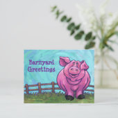 Pig Stationery Briefkaart (Staand voorkant)