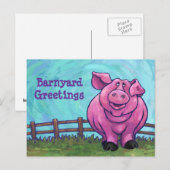 Pig Stationery Briefkaart (Voorkant / Achterkant)