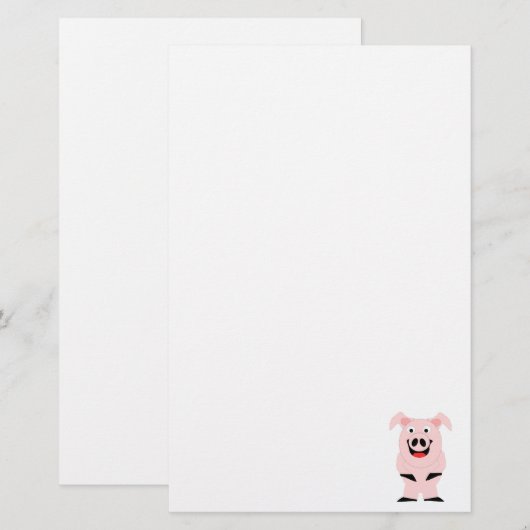 Pig Stationery Briefpapier (Voorkant / Achterkant)