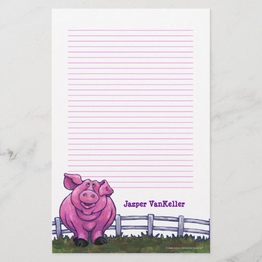 Pig Stationery Briefpapier (Voorkant)