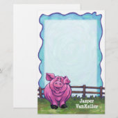 Pig Stationery Briefpapier (Voorkant / Achterkant)