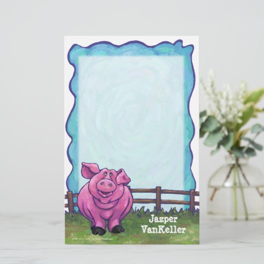Pig Stationery Briefpapier (Staand voorkant)