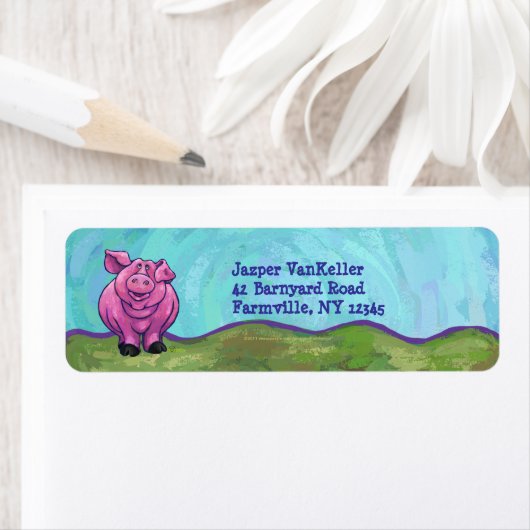 Pig Stationery Etiket (Insitu)