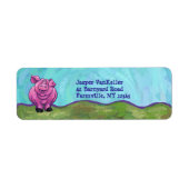 Pig Stationery Etiket (Voorkant)