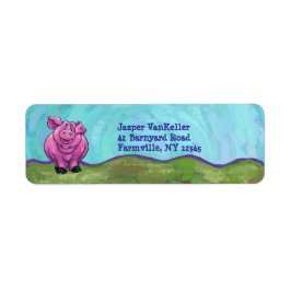 Pig Stationery Etiket
