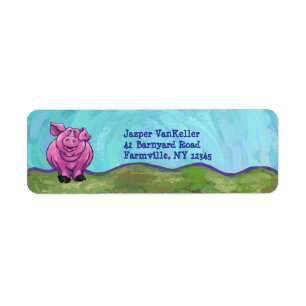 Pig Stationery Etiket