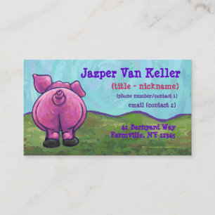 Pig Stationery Visitekaartje