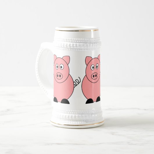 Pig Stein Bierpul (Voorkant links)