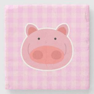 Pig Stenen Onderzetter