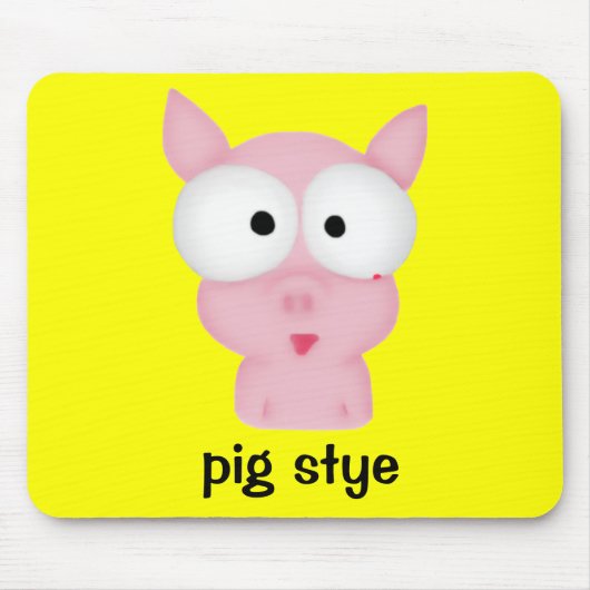 Pig Stye Mousepad Muismat (Voorkant)