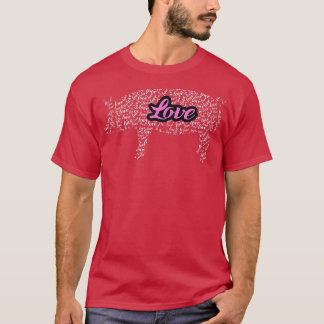 Pig T design for Pig lovers gift T-shirt