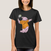 Pig Tennis racket T-shirt (Voorkant)