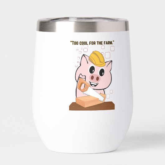 Pig the Carpenter citaat (Achterkant)