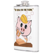 Pig the Carpenter citaat Heupfles (Links)