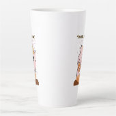 Pig the Carpenter citaat Latte Mok (Voorkant)