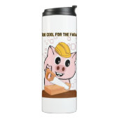 Pig the Carpenter citaat Thermosbeker (Gedraaid links)