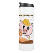 Pig the Carpenter citaat Thermosbeker (Geroteerd rechts)