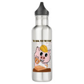 Pig the Carpenter citaat Waterfles (Links)