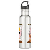 Pig the Carpenter citaat Waterfles (Voorkant)