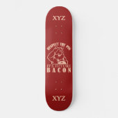 PIG TO BACON aangepaste skateboards (Voorkant)