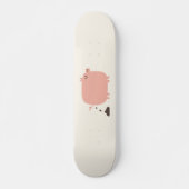 Pig Toilet Time Persoonlijk Skateboard (Voorkant)