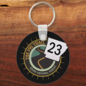 Pig Trail Highway 23 Arkansas Biker Road Sleutelhanger (Voorkant)