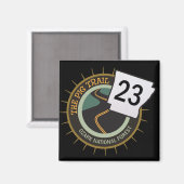 Pig Trail Highway 23 Arkansas Motorcycle Road Magneet (Voorkant / Achterkant)