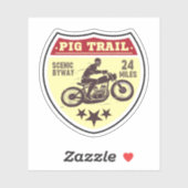 Pig Trail Schilderachtig Byway Arkansas motorrit Sticker (Vel)
