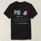 Pig Tshirts For Men Swine Pink Piggy Pork Women Pi (Design voorkant)