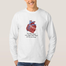 Pig Valve Heart Haiku Art Cotton Shirt - Kevin She