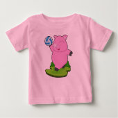 Pig Volleybal speler (Voorkant)