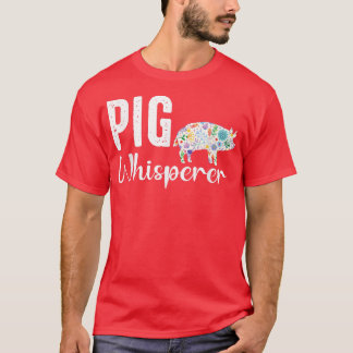 Pig whisperer Farmer t en Funny BBQ Piggy Lovers T-shirt