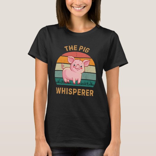 Pig whisperer t-shirt (Voorkant)
