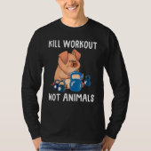 Pig Workout niet T-shirt (Voorkant)