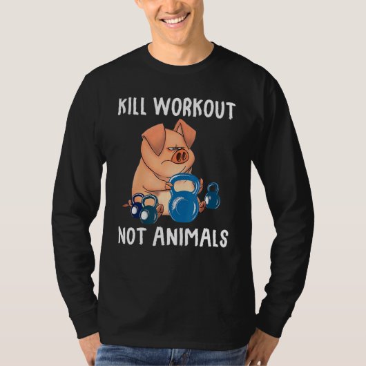 Pig Workout niet T-shirt (Voorkant)