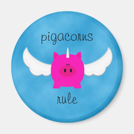 Pigacorns Regel Magneet (Voorkant)