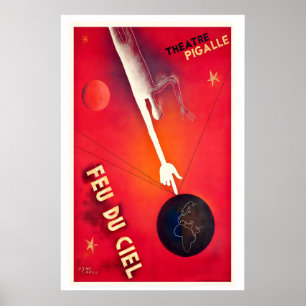 Pigalle Theater Brand From Heaven929 Vintage Poster