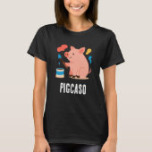 Pigcaso Grappige T-shirt (Voorkant)